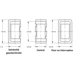 Discount CS Module d'encastrement Contura II Distribution & Protection·Interrupteur Ac/Dc (230V Et 12V)|Distribution & Protection·Interrupteur Ac/Dc