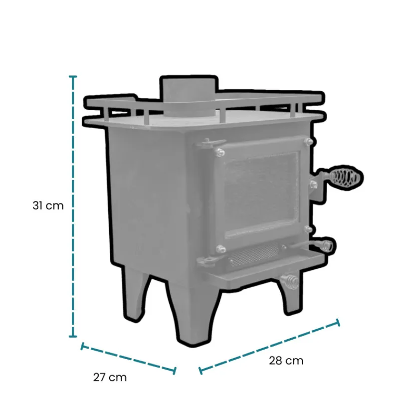 Hot Mini | Poêle à bois 4 kW Poêle Et Chauffage Au Bois·Poêle À Bois