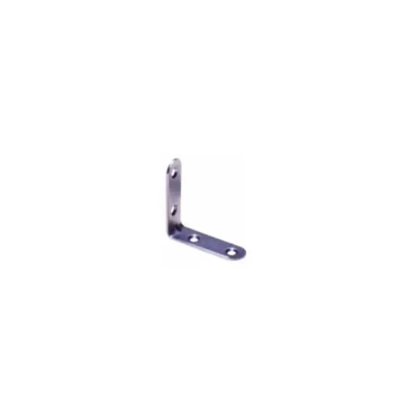 New Equerre acier zingué 4 trous Ameublement & Quincaillerie Intérieure·Équerre & Console