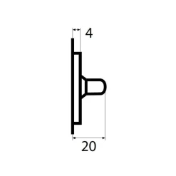 Grille plastique obturable 250 x 70 mm*Decmo Outlet