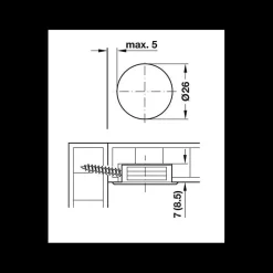 Clearance Lot de 10 inserts d'assemblage oblique Ameublement & Quincaillerie Intérieure·Équerre & Console|Quincaillerie Marine·Console & Équerre