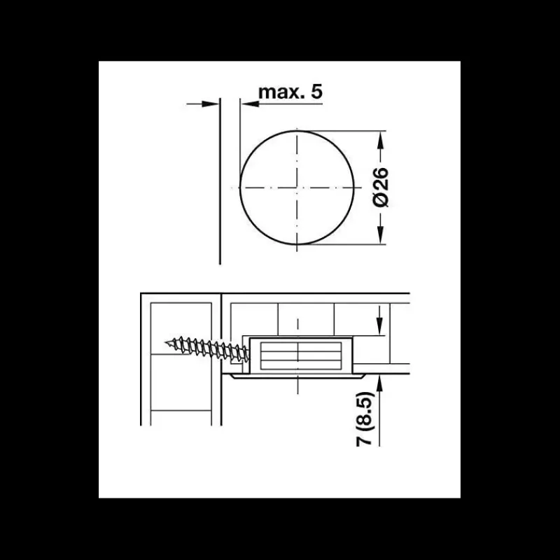 Clearance Lot de 10 inserts d'assemblage oblique Ameublement & Quincaillerie Intérieure·Équerre & Console|Quincaillerie Marine·Console & Équerre