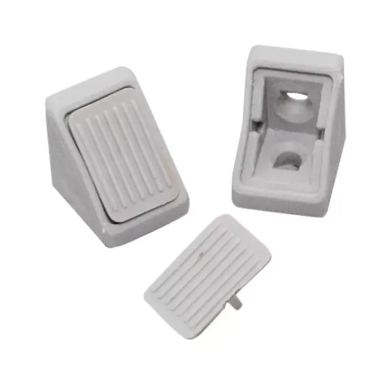 Lot de 10 équerres d'assemblage 2 trous avec cache*Decmo Clearance