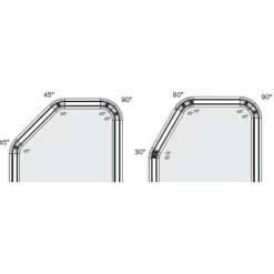 Rail de guidage en applique 250 cm Rangement·Equipement Meuble & Placard|Aménagement & Rangement·Accessoire Équipet & Meuble