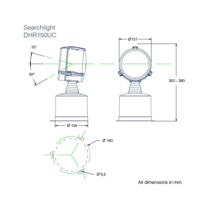 Projecteur LED 150UC*DHR Sale