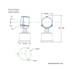 Projecteur LED 180UC*DHR New