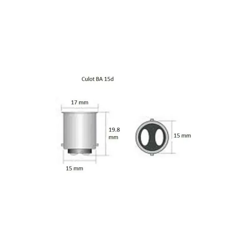 Ampoule à LED culot BA 15d*Dixplay New