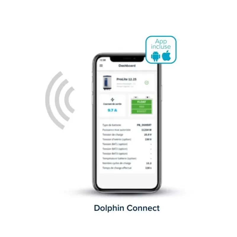Discount DOLPHIN Chargeur Pro Lite 12V-15A BT Production Électrique·Chargeur De Batterie 230 V|Production Électrique·Chargeur 230V