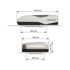 Discount FreshLight 2200 Climatisation·Climatisation De Toit 230 V