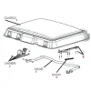 Midi Heki Pièces détachées*Dometic New