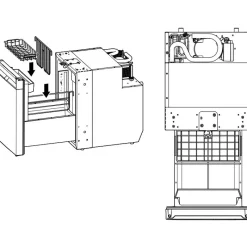 New NRXD 60C Réfrigérateur·Réfrigérateur À Tiroir|Réfrigérateur·Réfrigérateur Tiroir À Compression