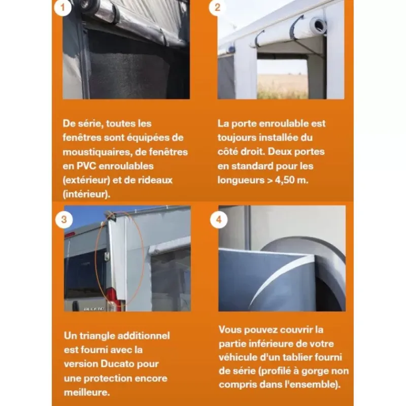 Sale Paroi CampRoom PerfectRoof Store·Habillage, Paroi & Côté De Store
