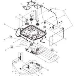Pièce détachées Réchaud CE99-DF-I-G Appareil De Cuisson Intérieur·Pièce Détachée Pour Appareils De Cuisson