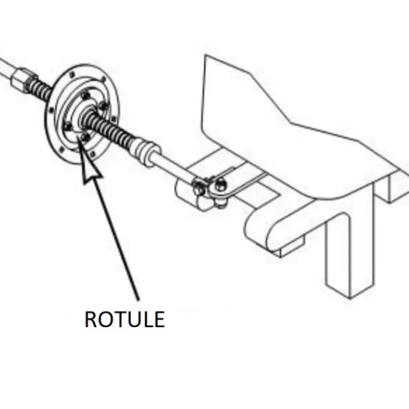 Outlet Rotule inox câble direction Poste De Pilotage·Direction & Accessoire