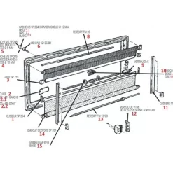 Discount SEITZ Pièces détachées baies S3 / S4 Fenêtre & Baie·Pièce Détachée Baie & Fenêtre