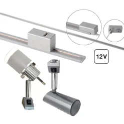 New Système d'éclairage LED sur rail 12 V Eclairage & Lampe·Rail Et Réglette|Eclairage & Lampe·Réglette Et Rail