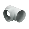 New TwinBoost TP | Pièce en T 65mm Accessoire Pour Chauffage Et Combiné·Bouches Et Raccords De Gaines D'Air Chaud