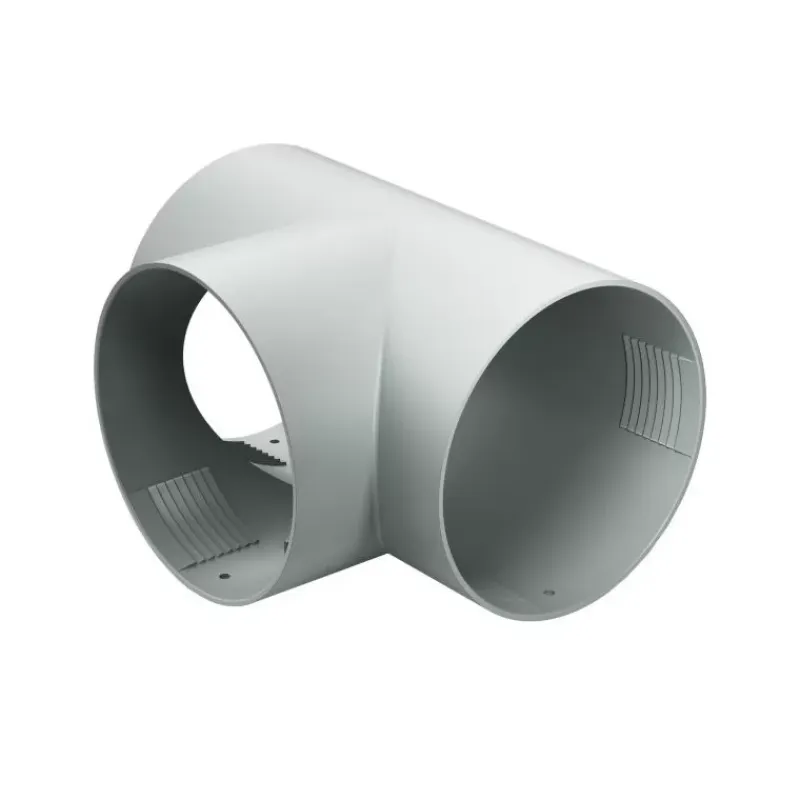 New TwinBoost TP | Pièce en T 65mm Accessoire Pour Chauffage Et Combiné·Bouches Et Raccords De Gaines D'Air Chaud