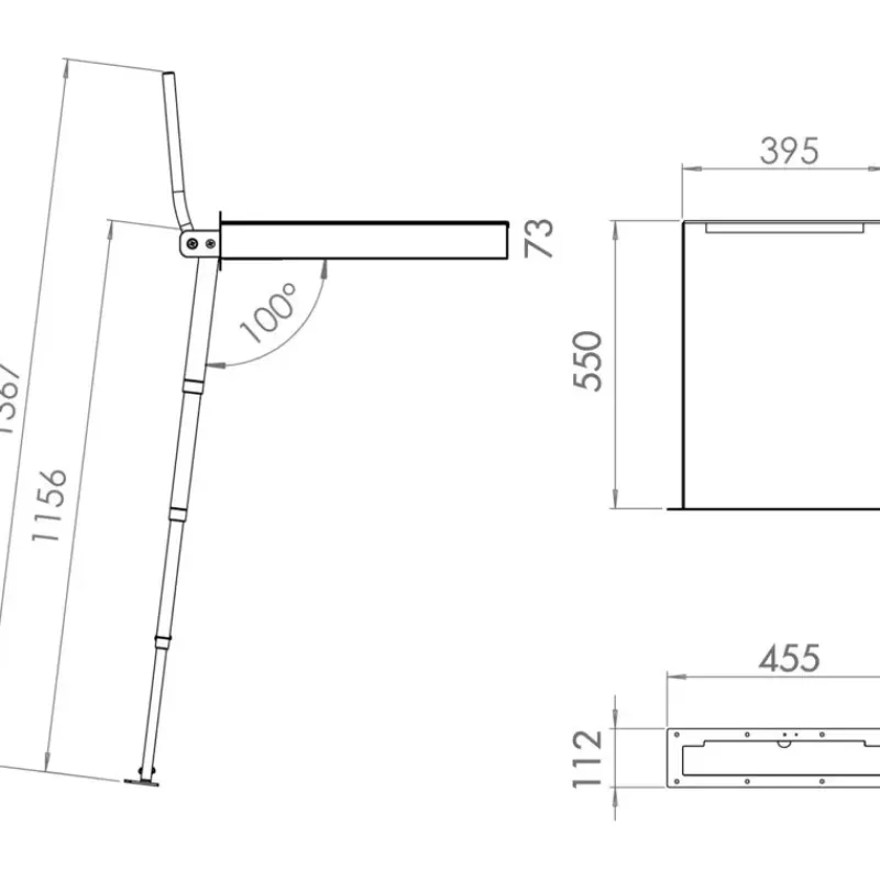 Sale Echelle escamotable EasyOne Échelle, Plateforme & Delphinière·Echelle De Bain Fixe