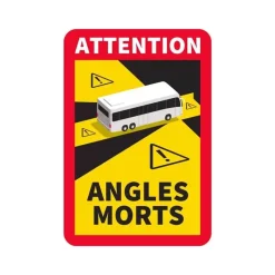 Best EA Autocollant angles morts bus Signalisation