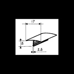 Clearance EA Profilé de chant 15 mm gris au mètre Réfection & Agencement·Profilé Et Chant De Finition