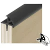 EA Profile de porte 15mm gris au mètre*Euro Accessoires Discount