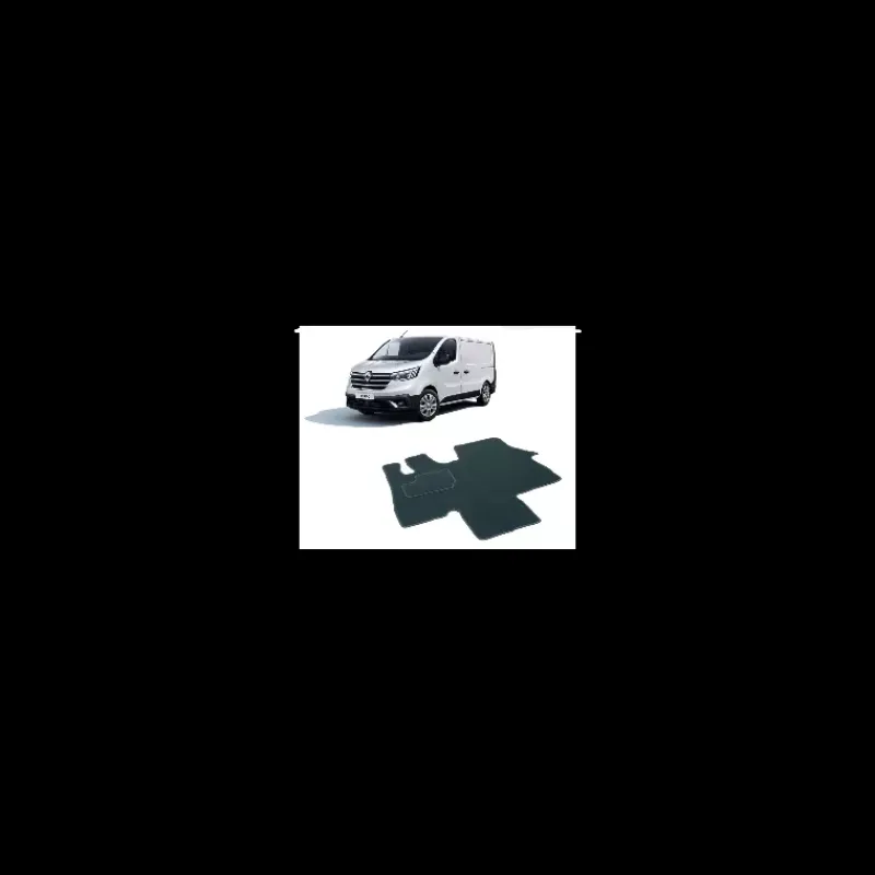Hot EA Tapis de cabine Luxe | Trafic 3 Renault Trafic / Primastar / Vivaro / Nv300|Equipement Intérieur·Tapis De Cabine