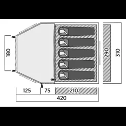 Best Kinn 5 Toile De Tente À Armature·Tente 5 Personnes