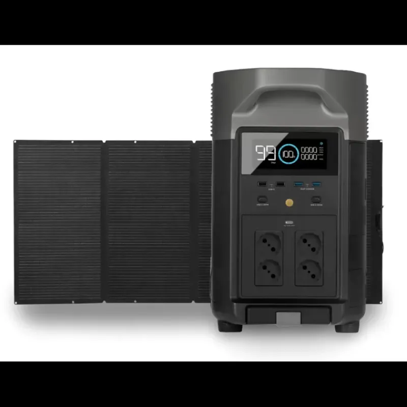 Delta pro 3600 Wh + Panneau solaire 400 W*EcoFlow Best