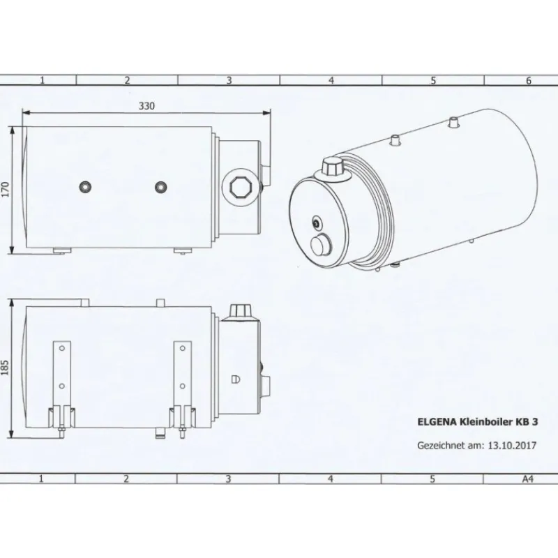 Boiler KB 3 | 12V - 200W*Elgena Hot