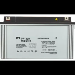 EM Batterie AGM plomb carbone 130Ah*Energie Mobile Discount