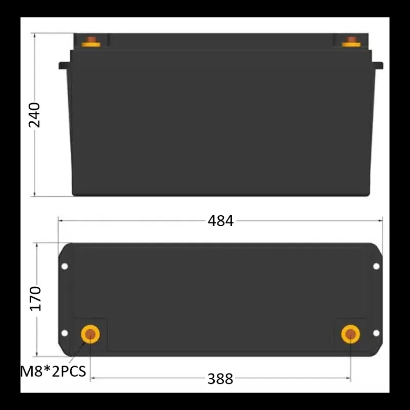 EM Batterie Lithium LT 12-200 Ah HD-BT | 2560 Wh*Energie Mobile Sale