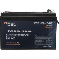 Best EM Batterie Lithium LT 12-150 Ah HD-BT - 1920 Wh Batterie·Batterie Lithium|Batteries·Batterie Lithium