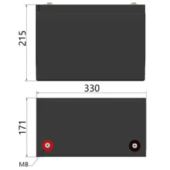 Best EM Batterie Lithium LT 12-150 Ah HD-BT - 1920 Wh Batterie·Batterie Lithium|Batteries·Batterie Lithium