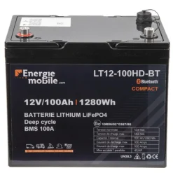 EM Batterie Lithium LT 12-100 Ah HD-BT - 1280 Wh*Energie Mobile Online
