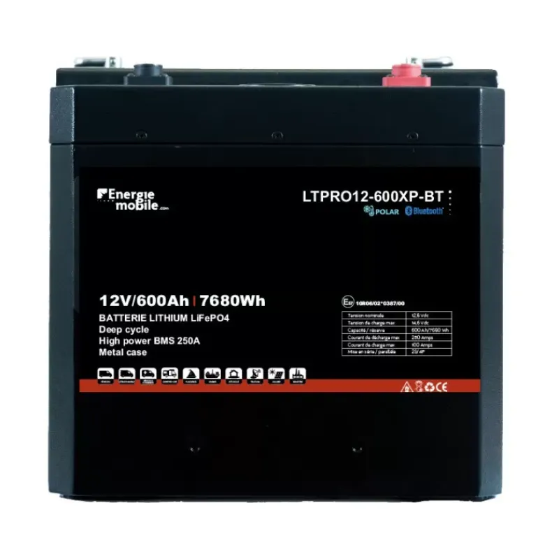 Best EM Batterie Lithium LTPRO 12-600 Ah XP-BT | 7680 Wh Electricité & Éclairage·Batterie Nomade & Groupe Électrogène Solaire|Batteries·Batterie Lithium