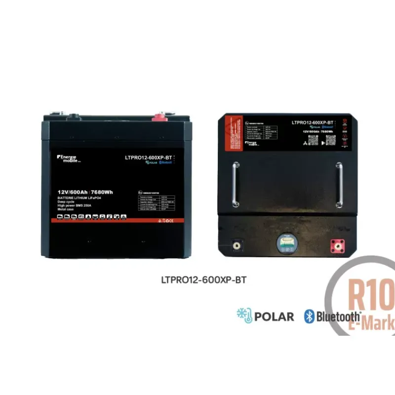 Best EM Batterie Lithium LTPRO 12-600 Ah XP-BT | 7680 Wh Electricité & Éclairage·Batterie Nomade & Groupe Électrogène Solaire|Batteries·Batterie Lithium