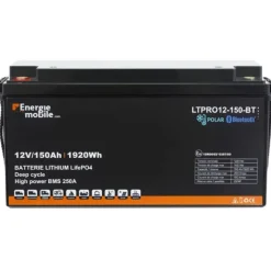 Hot EM Batterie Lithium LTPRO 12-150 Ah Polar - 1536 Wh Batterie·Batterie Lithium|Batteries·Batterie Lithium