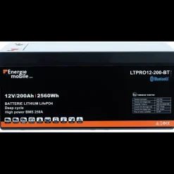Clearance EM Batterie Lithium LTPRO 12-200 Ah BT | 2560 Wh Batterie·Batterie Lithium|Batteries·Batterie Lithium