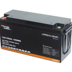 EM Batterie Lithium LTPRO 12-150 Ah BT - 1920 Wh*Energie Mobile Discount
