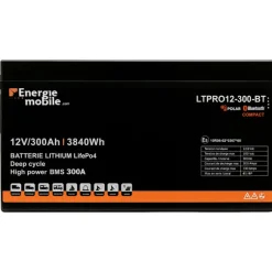 Clearance EM Batterie Lithium LTPRO 12-300Ah HD-P-BT - 3840 Wh Batterie·Batterie Lithium|Batteries·Batterie Lithium