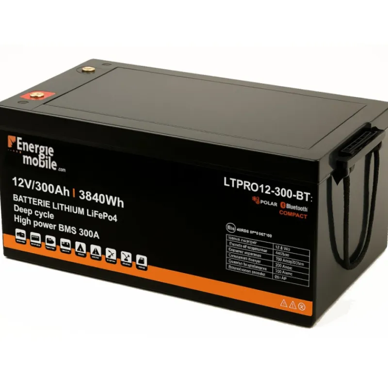 Clearance EM Batterie Lithium LTPRO 12-300Ah HD-P-BT - 3840 Wh Batterie·Batterie Lithium|Batteries·Batterie Lithium