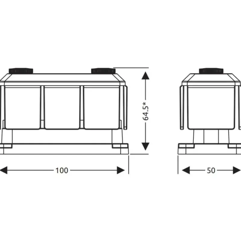EM Busbar 600A 3 x M8 Distribution & Protection·Busbar Et Bornier Dc|Distribution & Protection·Bornier Et Busbar Dc