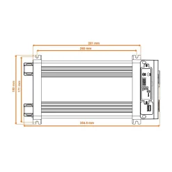 EM Convertisseur sinusoïdal DC-AC | PS RT-V2 | 1200 Va Production Électrique·Convertisseur Dc-Ac|Production Électrique·Convertisseur Dc-Ac