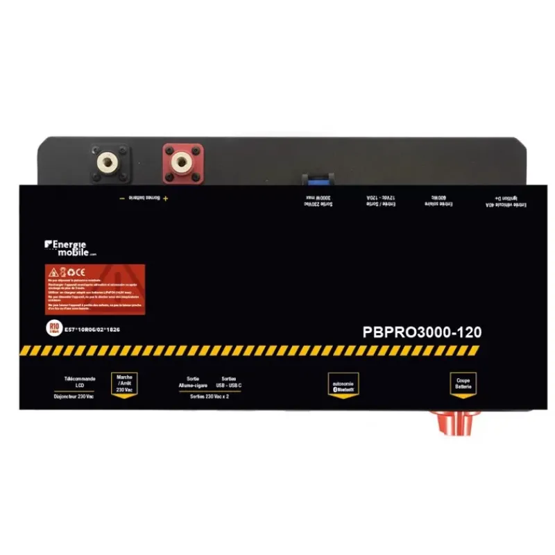 EM Générateur lithium 230V POWERBOX | 3000 W / 120 Ah*Energie Mobile Hot