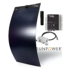 Outlet EM Kit solaire CC XFLEX 140 W Black Solaire·Kit Panneau Solaire Flexible|Energie Solaire·Kit Panneau Solaire Souple