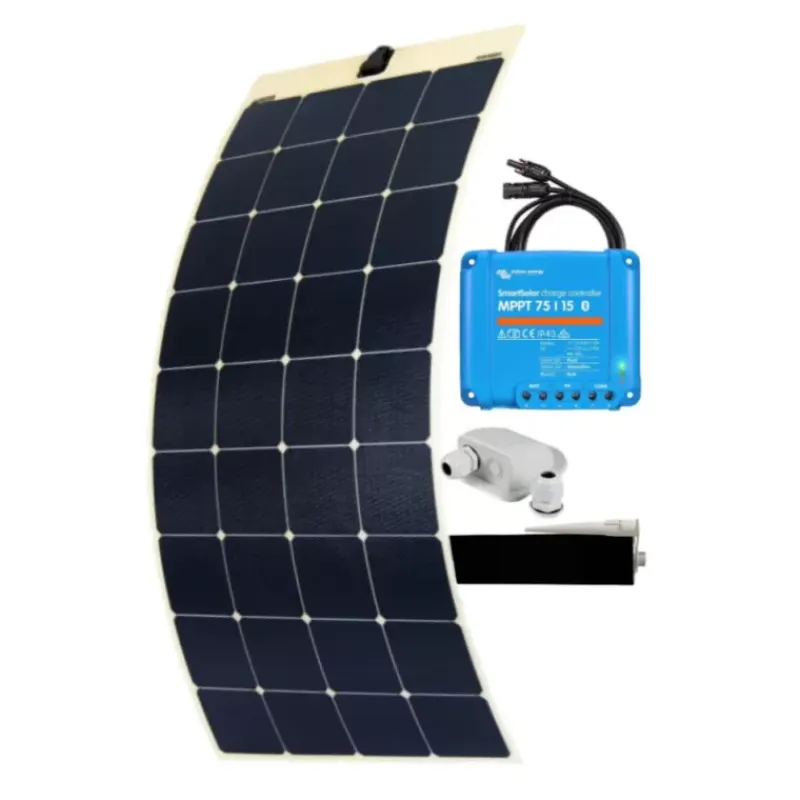 EM Kit solaire Flexible 190 W - VICTRON Bluesolar MPPT 75/15 Solaire·Kit Panneau Solaire Flexible|Energie Solaire·Kit Panneau Solaire Souple