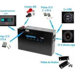 Clearance EM LTPRO12-200X Batterie·Batterie Lithium|Batteries·Batterie Lithium