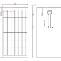 Sale EM Panneau Solaire PERC 110 W sans cadre Solaire·Panneau Solaire Rigide|Energie Solaire·Panneau Solaire