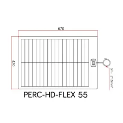 Clearance EM Panneau solaire PERC HD FLEX 55 W Solaire·Panneau Solaire Souple|Energie Solaire·Panneau Solaire Souple
